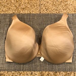 Cacique brand lightly padded underwire bra. 34F. Excellent used cond